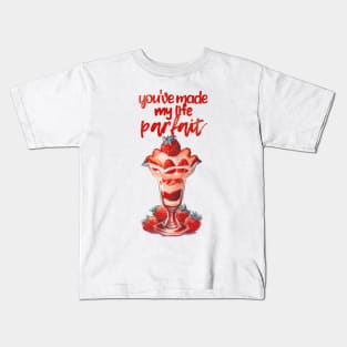 Cute Strawberry Parfait Kids T-Shirt